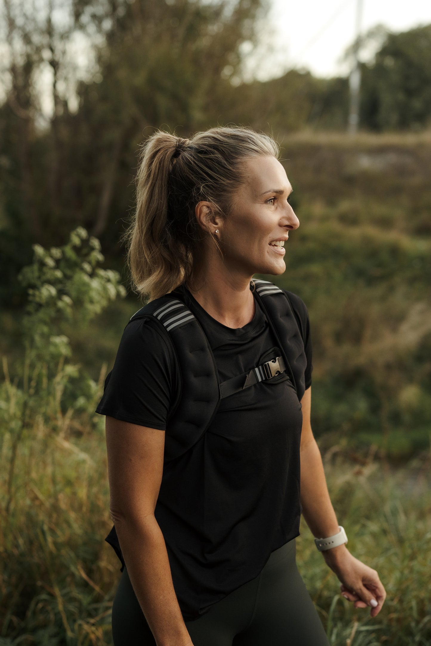 8kg Weighted Vest Black