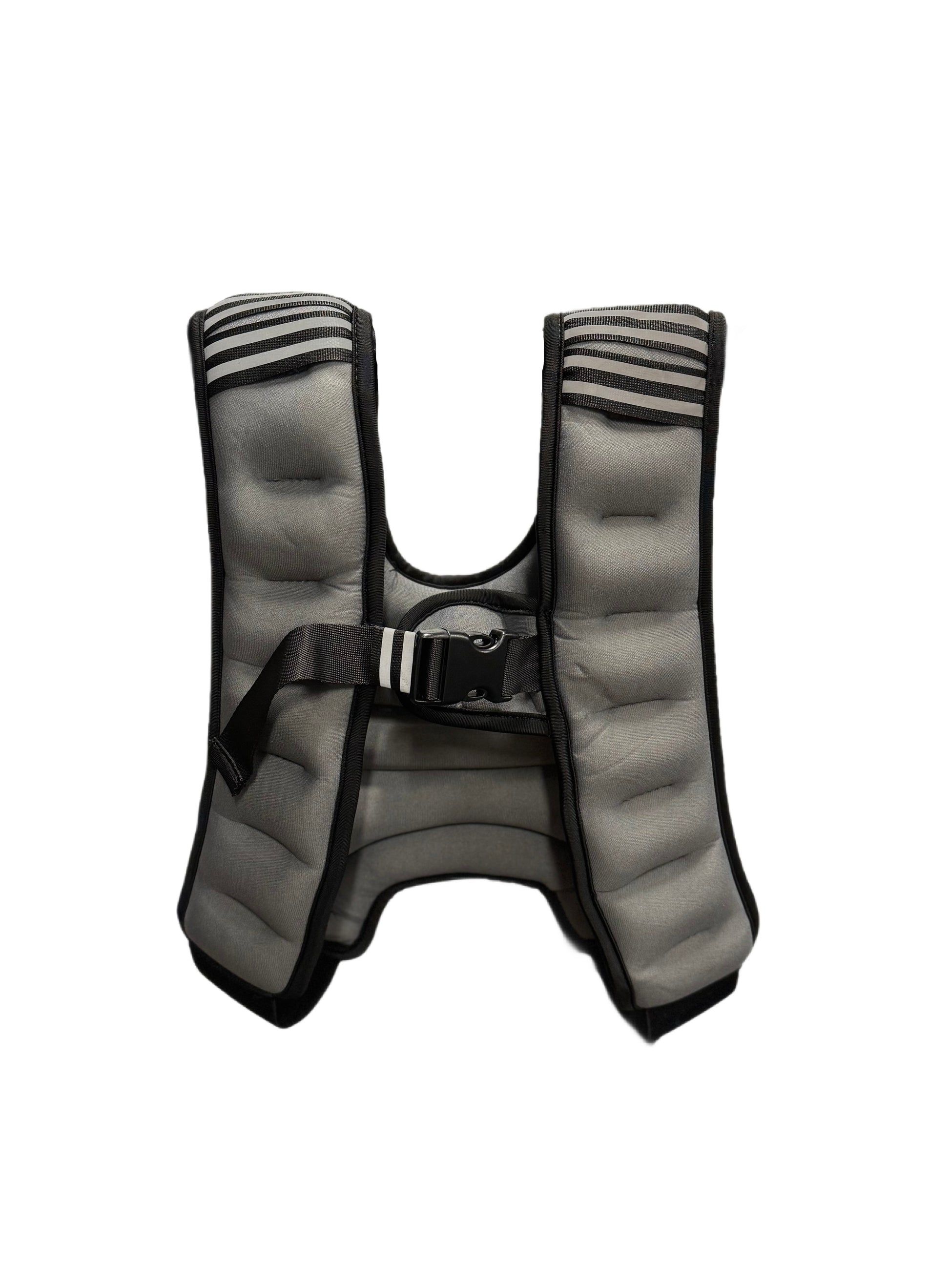 Front view of the grey VestFit NZ weighted vest.